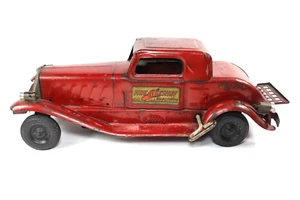 Antique GIRARD Fire Chief Siren Coupe Fresh Estate Find - Runs Good &Siren Works - Picture 1 of 13