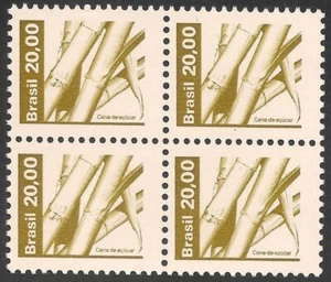 Brasilien #1667 sehr guter postfrisch block - 1982 20cr Zuckerrohr, Pflanzen - Landwirtschaft - Bild 1 von 1