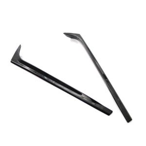 NEW Rear Window Spoiler Side Wing Cover For VW polo 2011-2017 Gloss Black - Picture 1 of 8