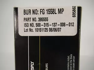 DENTSPLY Midwest Carbide Burs FG1558L MultiPrep 395555 Clinic Pack Box 100 count - Picture 1 of 3