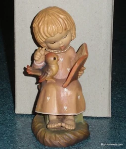 6" ANRI FERRANDIZ Hand Carved Wooden Figurine “The Choral Girl” SIGNED With Box! - Picture 1 of 11