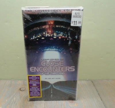 Close Encounters Of The Third Kind VHS 1998 Directors Cut Sealed Collectors Ed Foto 1 de 4