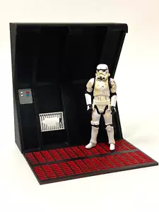 DEATH STAR DIORAMA PERSONALIZZATO per FIGURA 3,75 POLLICI 1:18 DISPLAY STAR WARS (P07) - Foto 1 di 1