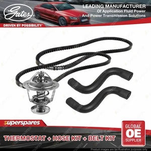 Gates Thermostat + Radiator Hose + Drive Belt Kit for Mazda BT50 UNY0 2.5L 3.0L - Picture 1 of 2