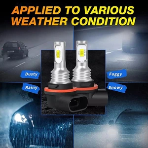 Weatherproof White LED Headlights for Polaris For 500 4X4 EFI R06RD50AC - Picture 1 of 12