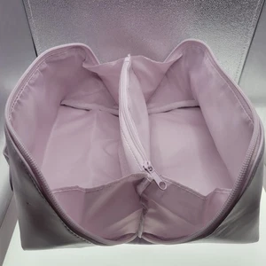 Ulta Beauty Unique Zipper Purple Makeup/Cosmetic Bag - Opens Up Flat Brand NEW - Picture 1 of 6