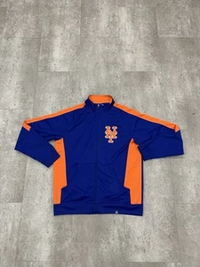 Vintage Majestic MLB New York Mets Track Jacket Size L - Picture 1 of 7