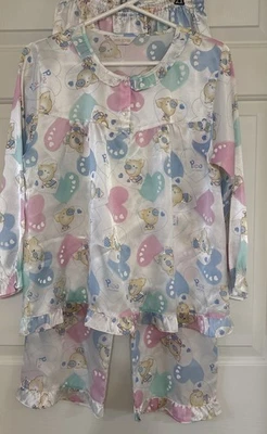 Pijama de satén pastel Pink House Girls hecho en Corea Pico/Pini ibis *leer talla Foto 1 de 4