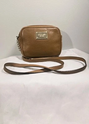 Michael Kors Small Bag Crossbody Mini Leather Cognac Shoulder/Crossbody 6x5" - Image 1 of 4