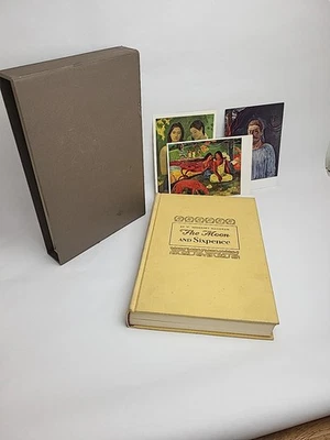 The Moon and Sixpence Folio by W Somerset Maugham Heritage Press 1941 w/ Prints - Imagem 1 de 4
