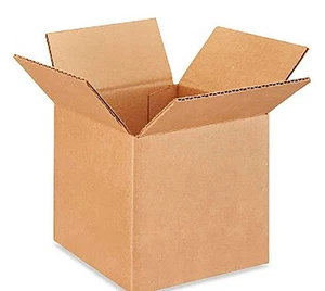 10 Small Moving Boxes 6x6x6 Corrugated Packing Cardboard Boxes - 10 pack - Picture 1 of 5