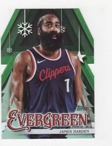2025-26 Topps Holiday Mega Basketball Evergreen James Harden Clippers - Bild 1 von 2