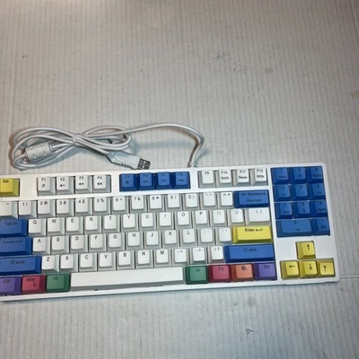 havit mechanical keyboard Model KB487L Blue-white-yellow Green - Image 1 of 4