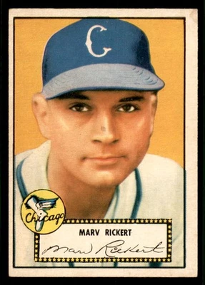1952 TOPPS # 50 MARV RICKERT WHITE SOX EX-MT RED SET BREAK 544136 (KYCARDS) - Image 1 of 2