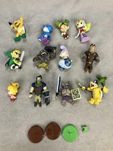 Lot Of 12 Figurines From  Super Mario Bros AndThe Legend of Zelda: Spirit Tracks - Picture 1 of 13