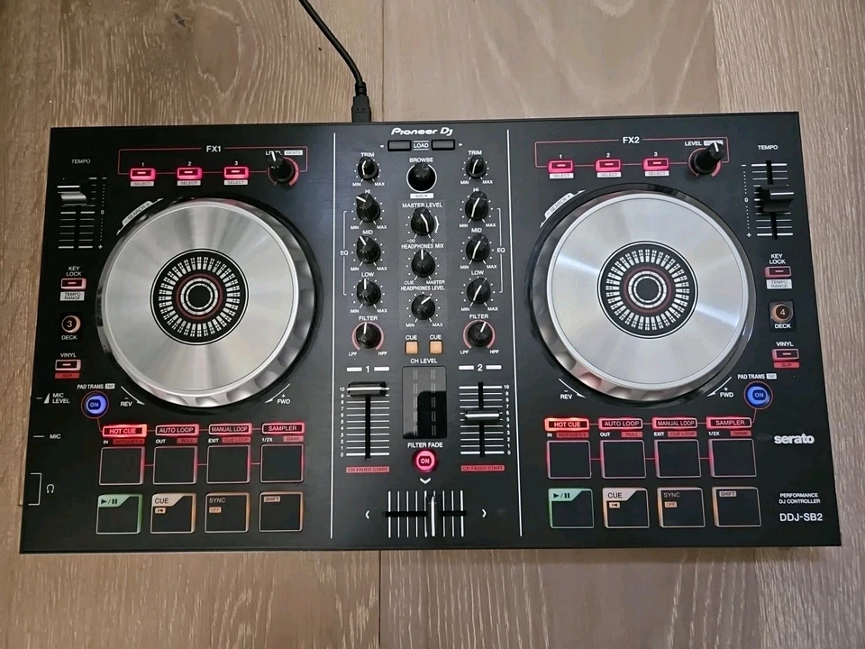 Pioneer DJ DDJ-SB2 2-Channel Serato DJ Controller USB Mixer EUC - Image 1 of 4