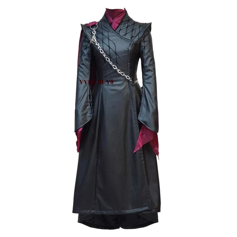 Juego de Tronos Daenerys Targaryen Disfraz Juegos con disfraces Vestido Elegante Conjunto Capa Regalo Foto 1 de 4