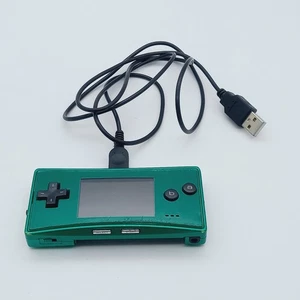 Nintendo Game Boy Micro console Green full working with new battery & charge - Imagen 1 de 9