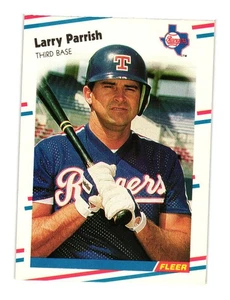 1988 Fleer #476 Larry Parrish Texas Rangers - Bild 1 von 2