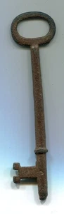 Chiave a botte in massello di scheletro - serrature e porte per mobili antichi. - 3 1/8" - Foto 1 di 3