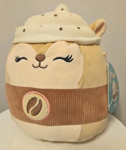 Reza das Eichhörnchen Latte Squishmallows Neu mit Etikett Plüsch 8 Zoll Jazwares  - Bild 1 von 2