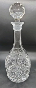 Vintage crystal cut Glass decanter Fan design - Picture 1 of 6