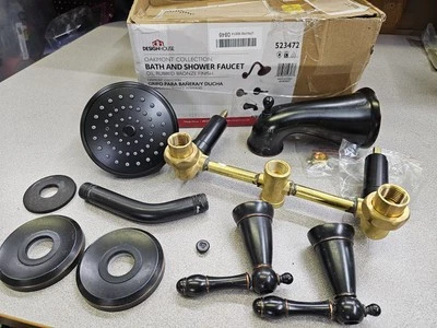 Grifo para bañera y ducha Design House 523472 - negro Foto 1 de 4