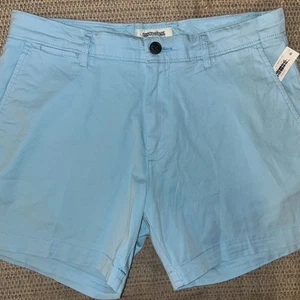 Goodthreads Mens 31 Shorts Cotton Blend Flat Front 5" Inseam Chino NWT - Picture 1 of 7