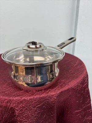 Oneida Immaculate 18/10 Acero Inoxidable 1 Qt Cacerola Olla Con Tapa Dañada Foto 1 de 4