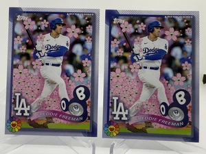 (2) 2025 Freddie Freeman #9 Topps x Takashi Murakami MLB Tokyo Series Dodgers - Bild 1 von 3