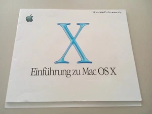 Einführung zu Mac OS X 10.0 Handbuch, D034-1068-A, 2001, Deutsch - Bild 1 von 5