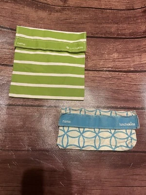 午餐皮三明治和小吃托特包袋可重复使用织物见说明 — 第 1/4 张图片