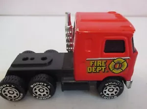 Camión de bomberos Buddy L-Mack semi cabina-1980-2 1/2"" alto-4 1/2" largo-de colección-como se muestra - Imagen 1 de 4