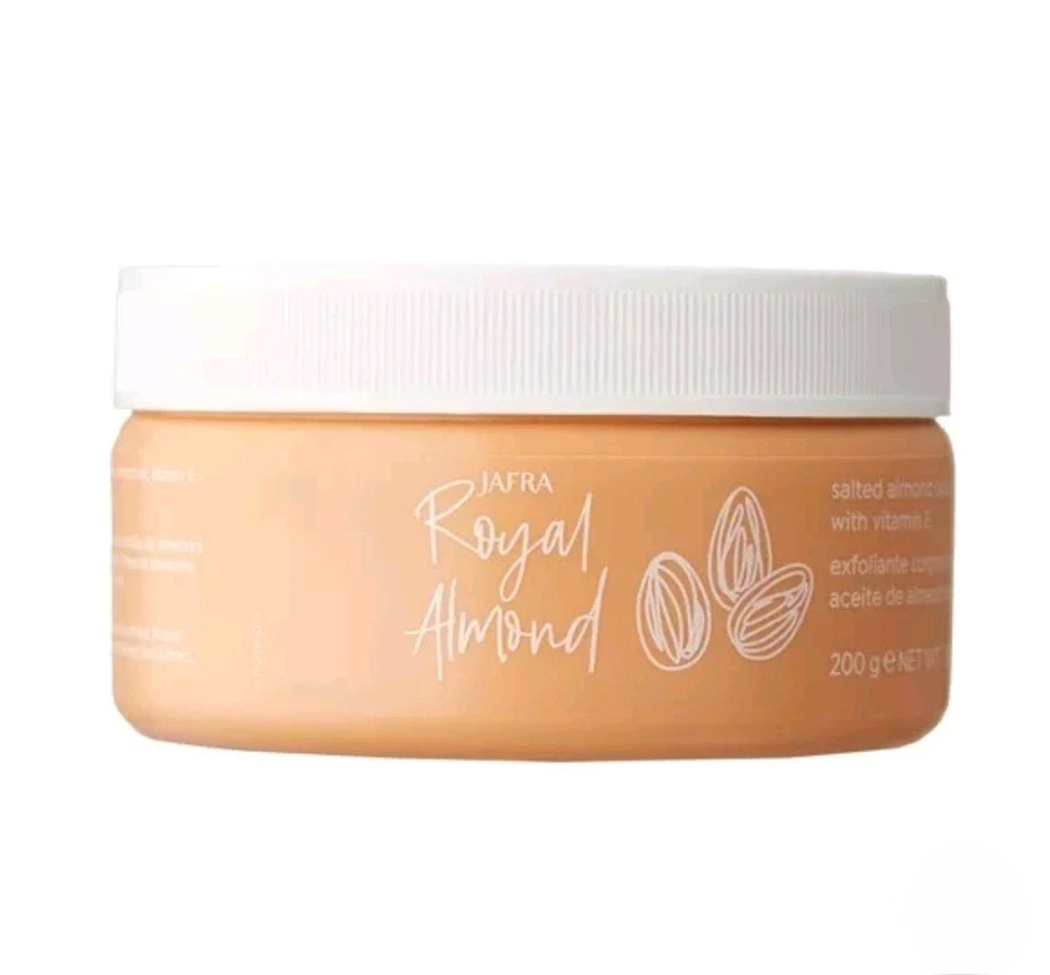 Exfoliante corporal Jafra Royal Almendra Salada Vitamina E 200 g 7,05 oz Foto 1 de 1