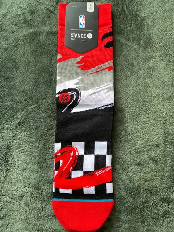 Stance NBA Toronto Raptors Wave Racer Logo Crew Socks Men Small 3-5.5 Basketball Cover
