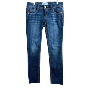 JOLT Jeans Straight Leg Womens Sz 9 Medium Wash Low  Rise Below the Waist Blue - Picture 1 of 15