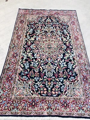 Tapis 230x140cm Persan Kerman Teppe Alfombra Carpet Tappeto Teppich Rugs Matta - Photo 1/4