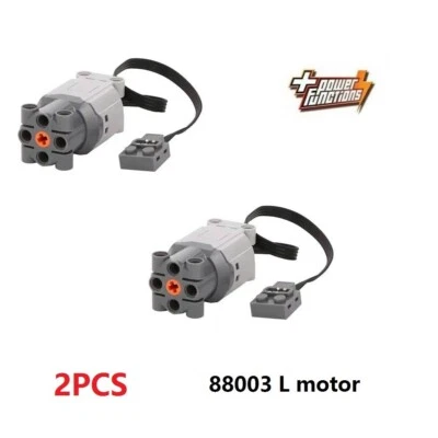 2x L-Motor 88003 Funciones de alimentación para LEGO eléctrico montado bloque de construcción juguete Foto 1 de 4