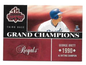 2003 Donruss Champions Grand Champions - KANSAS CITY ROYALS Team Set 