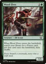 Wood Elves MTG March of the Machine Commander Common NM x1 - Magic Card