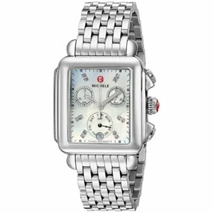 MICHELE Deco Wrist Watch for Women MWW06P00014, MWW06A000778 - Picture 1 of 5