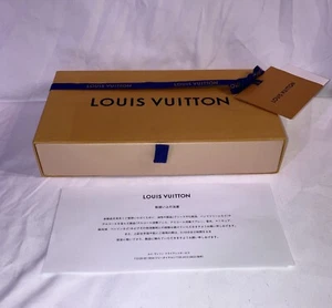 Louis Vuitton Empty Drawer Style Box 9.75”X5.4”X1.75”w/Ribbon, Gift Card. - Picture 1 of 7