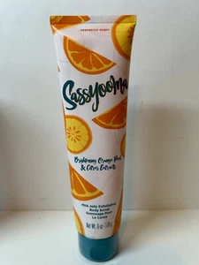 Perfectly Posh Sassyooma Mild Jelly Exfoliating Body Scrub 6 oz Orange Citrus - Picture 1 of 4