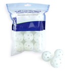 PGA TOUR Air Flow Golf Balls Pack of 12 - White Practice Indoor Golf Balls