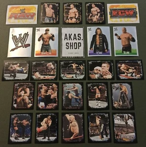 WWE Rivals Sticker TOOPS 2009 Wrestling  Auswahl to choose Stickers - Picture 1 of 249