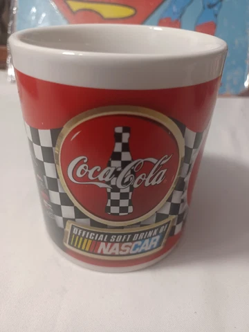 Coca Cola Coke Cup Mug Nascar Red White Sharpie #97 Kurt Busch Cover