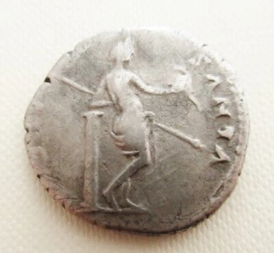 AR Cistophoric Tetradrachm Domitia Venus Standing w/ Shield & Scepter 82 AD - Image 1 of 2