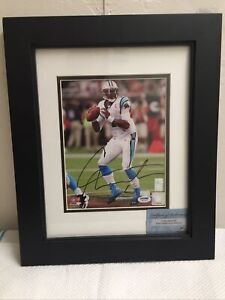 AUTHENTIC Cam Newton Framed Signed 8x10 Picture from Palm Beach Autographs