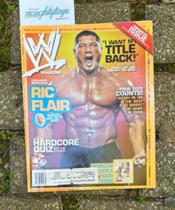 WWE Magazine Premiere Issue Dave Batista Cover Giant Poster Divas Shoot Aug 2006 - Picture 1 of 5