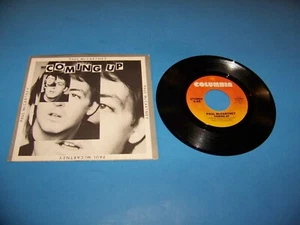 Paul McCartney "Coming Up" 45 RPM Record & Picture Sleeve 1980 - Bild 1 von 2